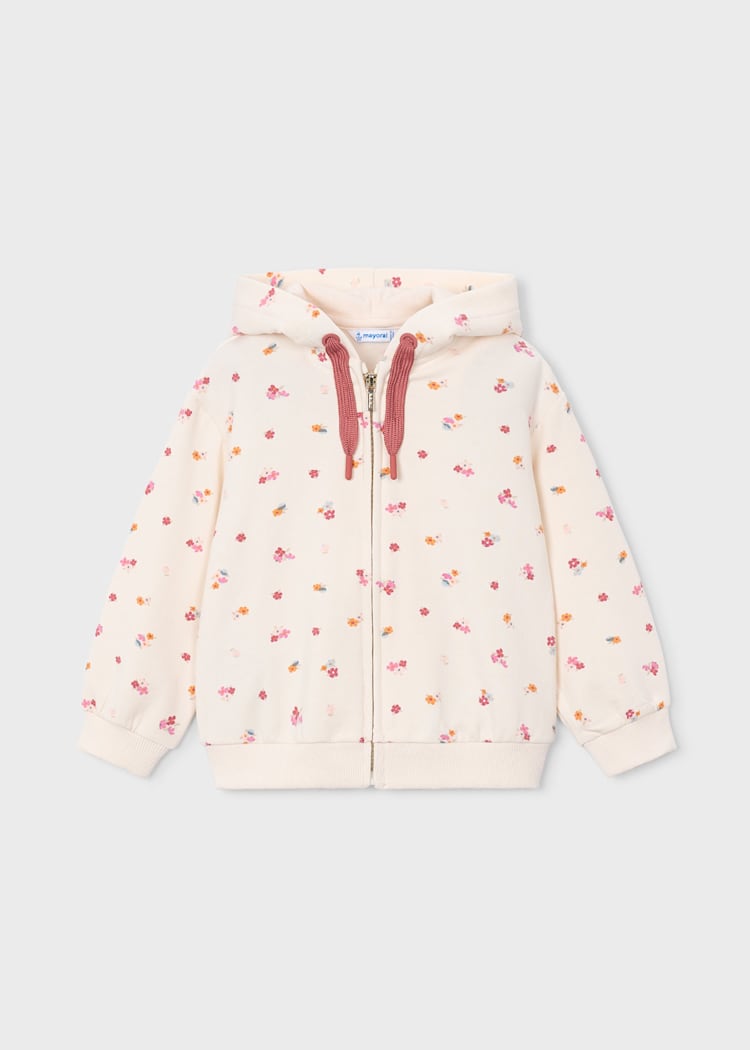 Girls' Cotton Floral Printed Top & Trousers Set