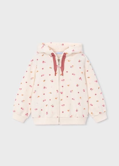 Girls' Cotton Floral Printed Top & Trousers Set