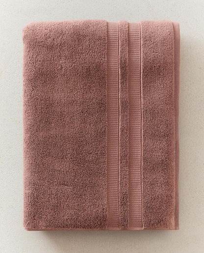 EXTRA SOFT DOUBLE BORDER BATH TOWEL