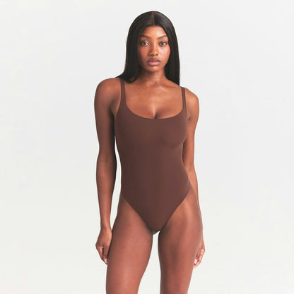 square neck bodysuit