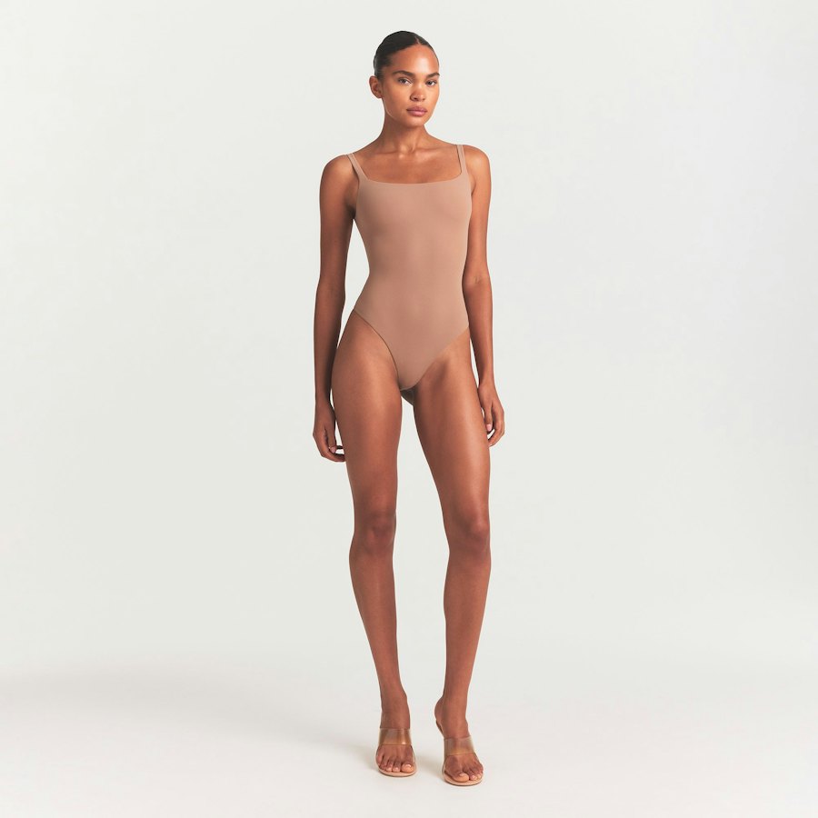square neck bodysuit