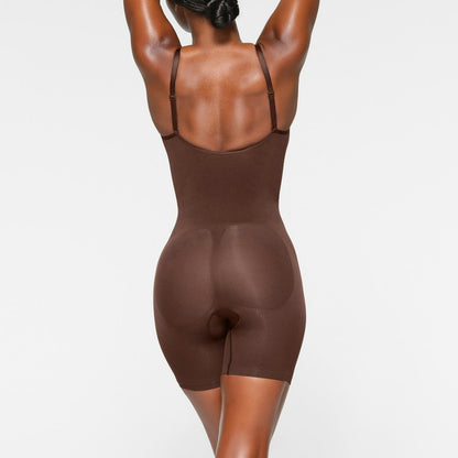 mid thigh bodysuit